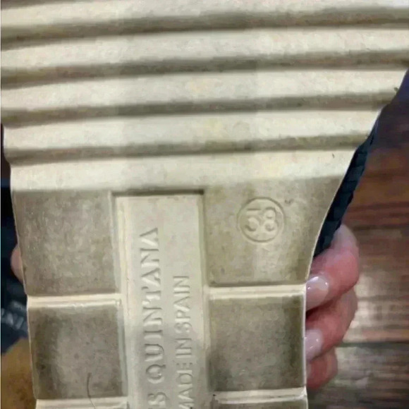 Pons Quintana Womens Sandals Milan Made In Spain Sz 38 9093 Azulon Blue Leather - Picture 10 of 10